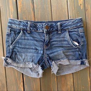 American Eagle Stretch Denim Shorts sz 2
